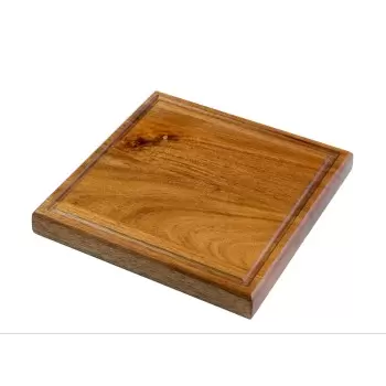 Pastry Chef's Boutique OTT600 Premium Acacia Dishwasher-Safe Wood M...