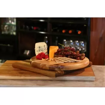 Pastry Chef's Boutique OTT600 Premium Acacia Dishwasher-Safe Wood M...