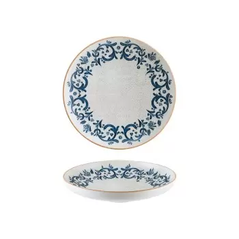 TURGLA S-MT-VIEHYG25CK Turgla Bone China Viento dia.9.75" h:2" Roun...