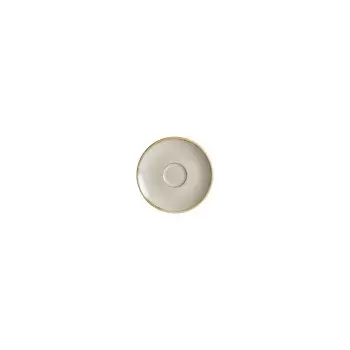 TURGLA SANRIT02KT Turgla Bone China Sand dia.4.75" Round Brown Porc...