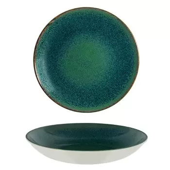 TURGLA OMRBLM25CK Turgla Bone China Mar dia.10" h:2" 44 oz. Round B...