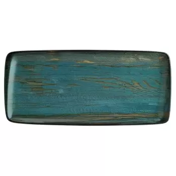 TURGLA MDRMTMOV35DT Turgla Bone China Madera 13.5" x 6" x h:0.75" R...