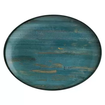 TURGLA MDRMTMOV31OV Turgla Bone China Madera 12.25" x 9.5" x h:1" O...