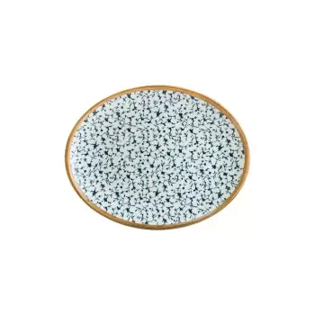 TURGLA CLFMOV31OV Turgla Bone China Calif 12.25" x 9.5" x h:1" Oval...