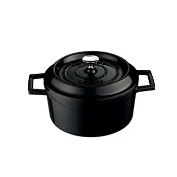 TURGLA TTMN20BLK Turgla Cast Iron dia.7.75" h:4" 3 qt. Round Black ...