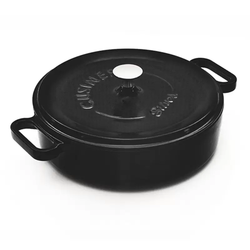 TURGLA TTMN12BLK1 Turgla Cast Iron dia.5" h:2.5" 18 oz. Round Matte...