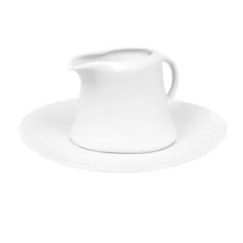 TURGLA ELS01SO00 Turgla Porcelain Elips 7" x 3.5" x h:4" 14 oz. Ova...