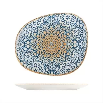 TURGLA ALHVAO15DZ Turgla Bone China Alhambra 6" x 5.5" Organic Deco...