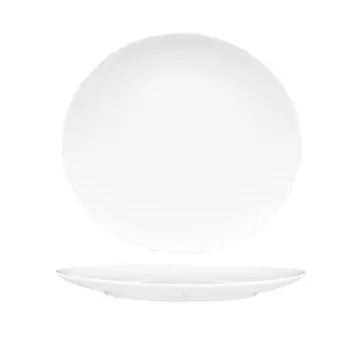 TURGLA ELS21DU00 Turgla Porcelain Elips 8" x 7.25" Oval White Porce...