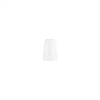 Turgla Porcelain Delta-Coupe dia.2" h:2.75" Round White Porcelain Salt & Pepper Shaker Set