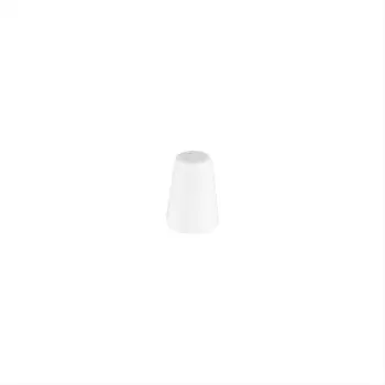 Turgla Porcelain Delta-Coupe dia.2" h:2.75" Round White Porcelain Salt & Pepper Shaker Set