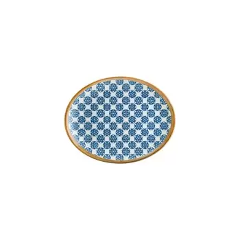 TURGLA LTSMOV25OV Turgla Bone China Calif 9.75" x 7.5" x h:1" Oval ...