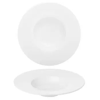 TURGLA MDR26GCK00 Turgla Porcelain Madrid dia.10.5" h:2" 13 oz. Rou...