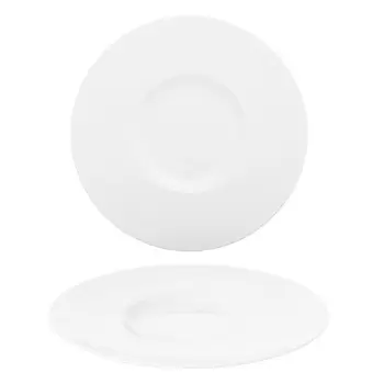 TURGLA MDR29GDU00 Turgla Porcelain Madrid dia.11.25" Round White Po...