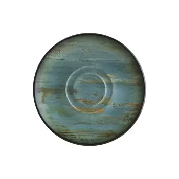 TURGLA MDRMTGRM19KKT Turgla Bone China Madera dia.7.5" Round Decora...