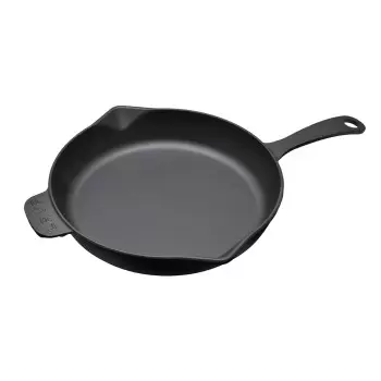 TURGLA SKRND28BLK Turgla Cast Iron dia.11" h:2" Round Matte Black C...