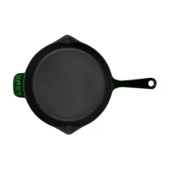 TURGLA SKRND28GRN Turgla Cast Iron dia.11" h:2" Round Green Cast Ir...