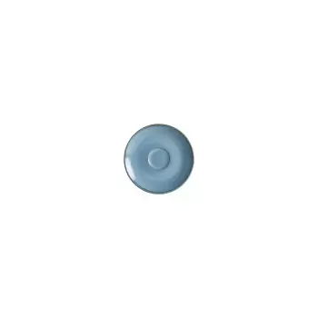TURGLA SKYRIT02KT Turgla Bone China Sky dia.4.75" Round Blue Porcel...