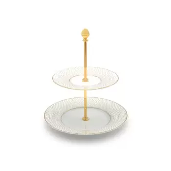 Jil Coquet MHV6264BBA141 Jil Coquet Rosace - Gold Tiered Cake Platt...