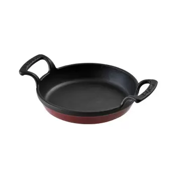 TURGLA TCB1316RRED Turgla Cast Iron dia.6.25" h:1" Round Red Cast I...