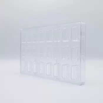 Chocolate World CW2434 Polycarbonate Frog Chocolate Mold - 66mm x 4...