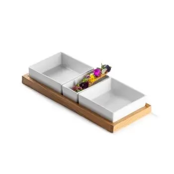 Pordamsa V0705-3314 Pordamsa Zen Set 3 Tapas 38 x 16 cm