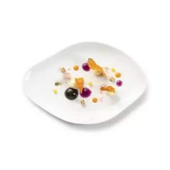 Pordamsa V0333-0126 Pordamsa Wave Oval Flat Plate 26 cm
