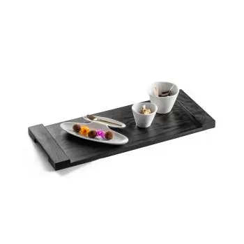 Pordamsa A1062-4518W Pordamsa Wengue Tray Straight Handle 45 x 18 cm