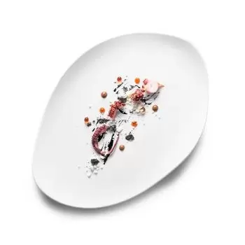 Pordamsa M0333-0133 Pordamsa Wave Main Course Plate Mat 33 cm