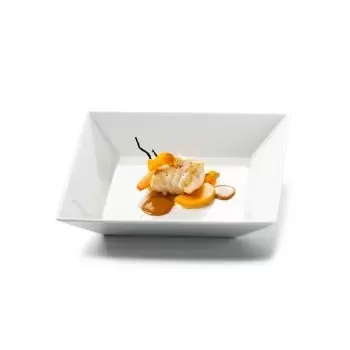 Pordamsa V0818-0122 Pordamsa Square Deep Plate 22 cm