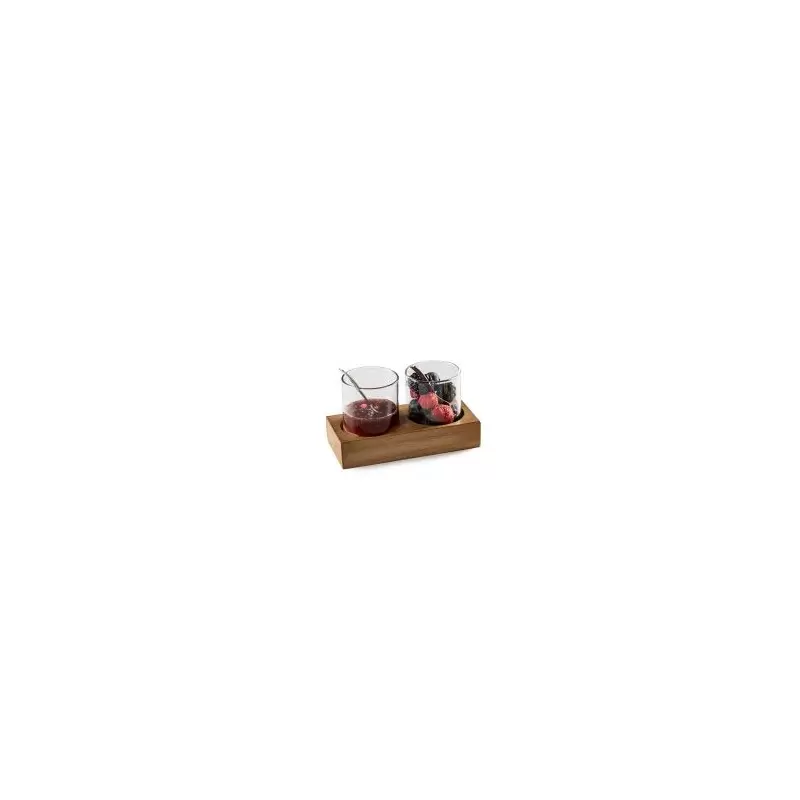 Pordamsa A1062-2102RF Pordamsa Set 2 Apper.Boro - Walnut Tray - Sp ...