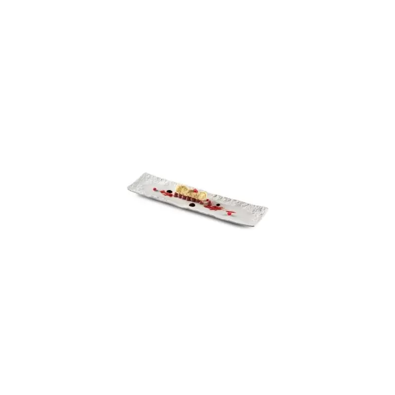 Pordamsa V0122-0626 Pordamsa Roca Rect Tray Mat/Gloss 38 x 9 cm