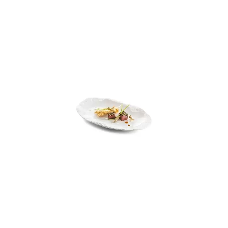 Pordamsa V0122-0628 Pordamsa Roca Oval Tray Mat/Gloss 30 x 16 cm