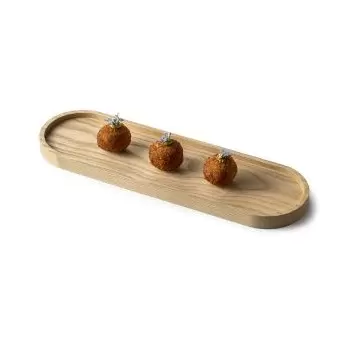 Pordamsa A1062-370 Pordamsa Nature Wood Tray 37 x 10.8 x 2 cm