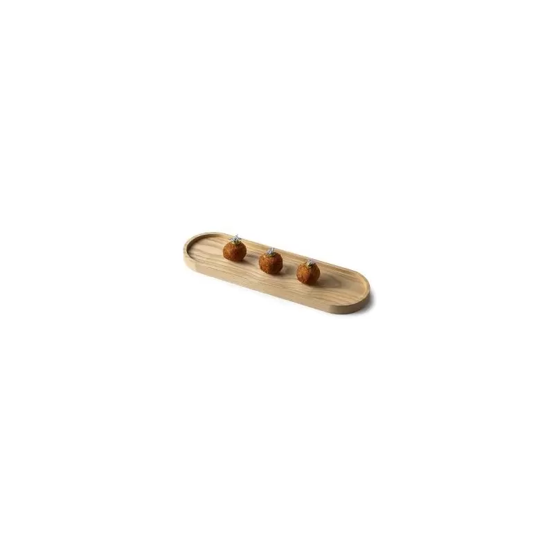 Pordamsa A1062-370 Pordamsa Nature Wood Tray 37 x 10.8 x 2 cm