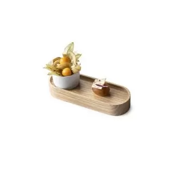 Pordamsa A1062-198 Pordamsa Nature Wood Tray 19.8X6.8X3.5 cm