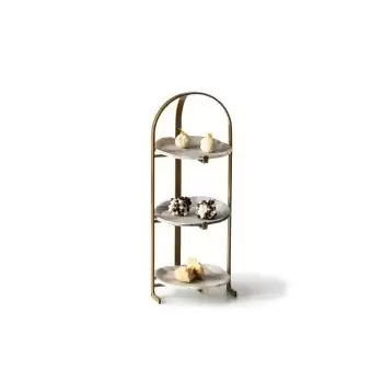 Pordamsa XGLAS-7712 Pordamsa Nordica Stand 3 Plates 12 cm