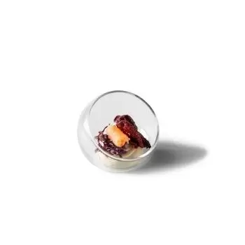 Pordamsa XENE-050 Pordamsa Ethnic Slanted Glass Bowl 4Cl