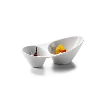 Pordamsa V0750-0600 Pordamsa Bistro Double Saucer 50/100ml