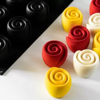 Pavoni PX43108 Pavoflex Professional Single Portion Silicone Mold -...