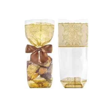 Pastry Chef's Boutique 25054 Clear Cellophane Candy and Chocolate B...