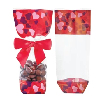 Pastry Chef's Boutique 25100 Clear Cellophane Valentine Candy and C...