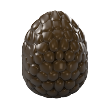 Polycarbonate Artichoke Chocolate Mold - 30 mm x 23 mm x 24 mm - 10gr - 32 cavity