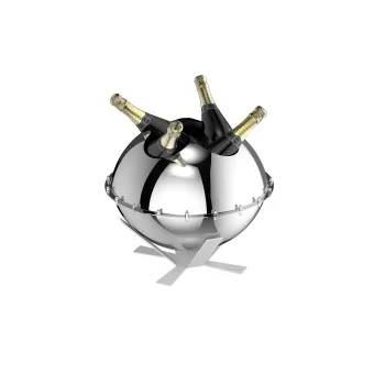 Moa Design MOASP.BIA-03 Moa Space 36 White Riser with Champagne Coo...