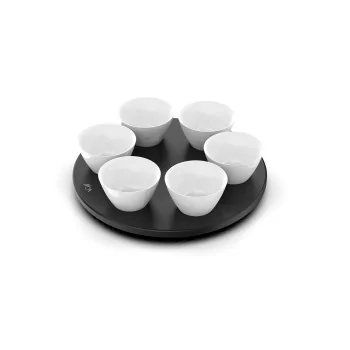 Moa Design MOAWD.NER-03 Moa Tagliere Modern Wood Display Board Diam...