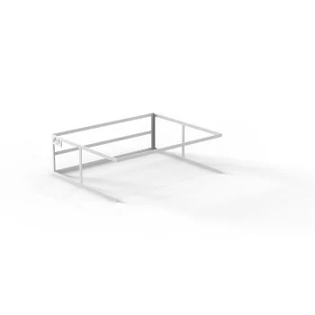 Moa Design LMNAL21200.BIA Moa Alzatina Modern Minimalist Line White...