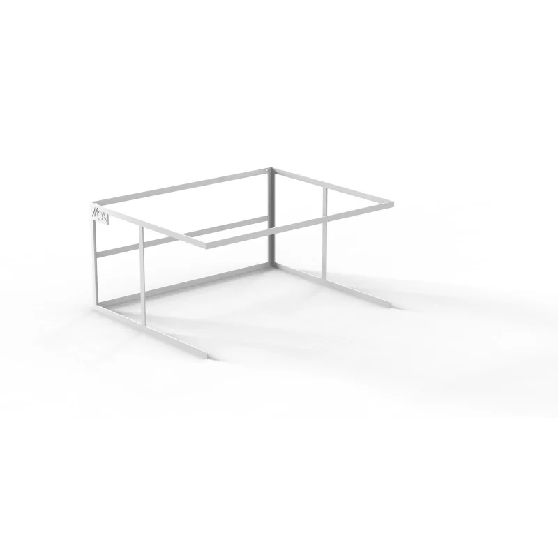 Moa Design LMNAL21300.BIA Moa Alzatina Modern Minimalist Line White...