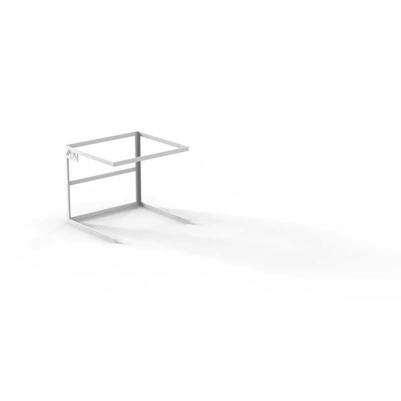 Moa Design LMNAL23300.BIA Moa Alzatina Modern Minimalist Line White...