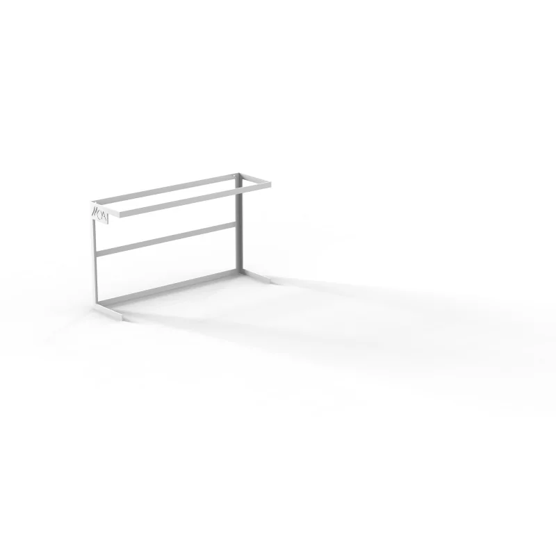 Moa Design LMNAL24300.BIA Moa Alzatina Modern Minimalist Line White...