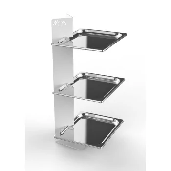 Moa Design LMNTOTEM.BIA Moa Totem Modern Minimalist Line White Tier...